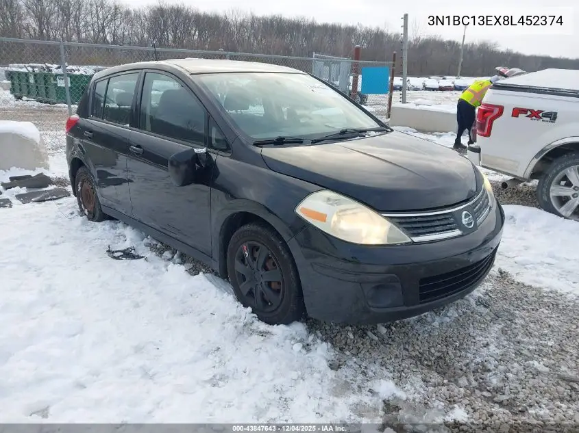3N1BC13EX8L452374 2008 Nissan Versa 1.8S