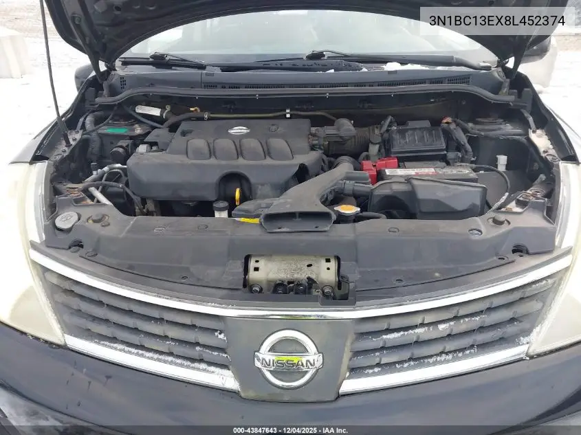 3N1BC13EX8L452374 2008 Nissan Versa 1.8S