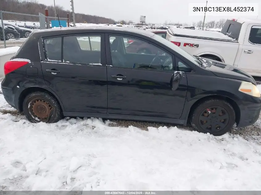 3N1BC13EX8L452374 2008 Nissan Versa 1.8S