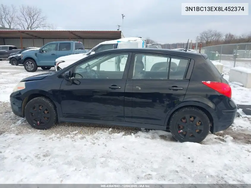 3N1BC13EX8L452374 2008 Nissan Versa 1.8S