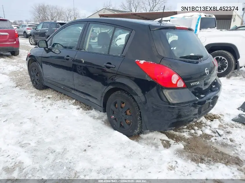 3N1BC13EX8L452374 2008 Nissan Versa 1.8S