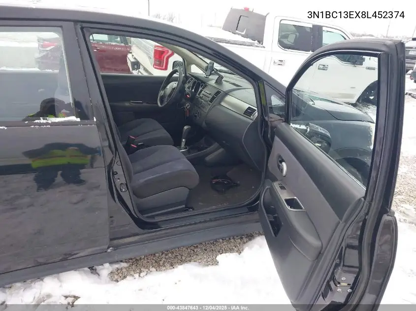 3N1BC13EX8L452374 2008 Nissan Versa 1.8S