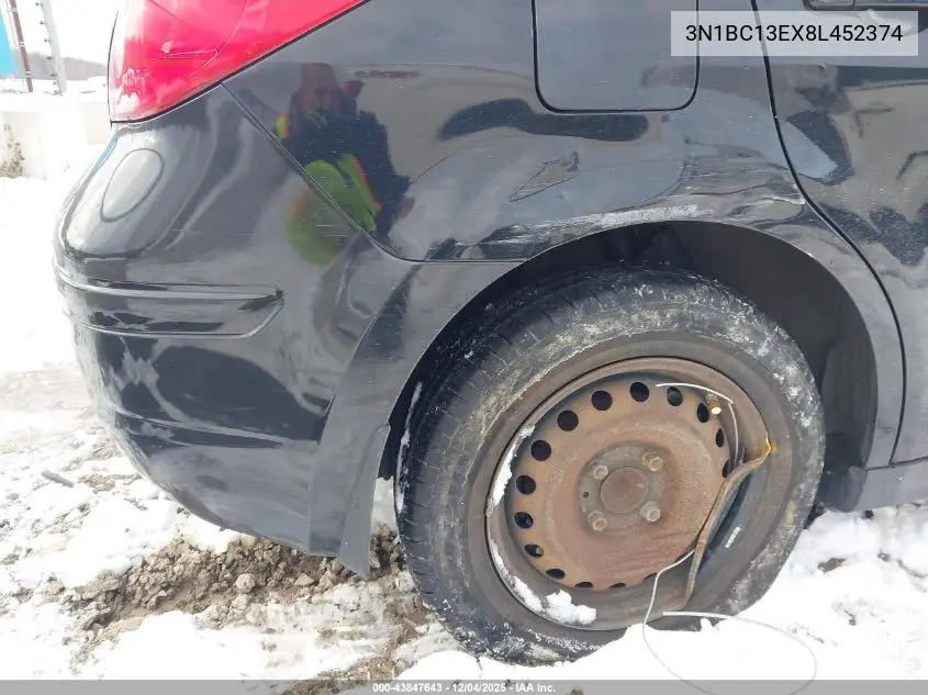 3N1BC13EX8L452374 2008 Nissan Versa 1.8S
