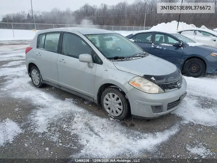 3N1BC13E89L376672 2009 Nissan Versa 1.8S