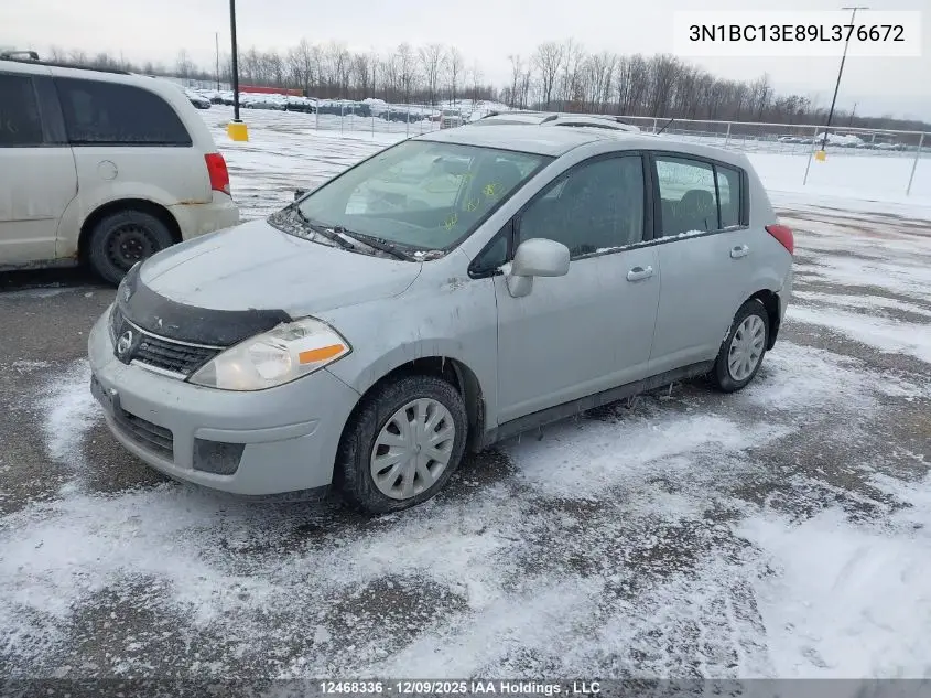 3N1BC13E89L376672 2009 Nissan Versa 1.8S