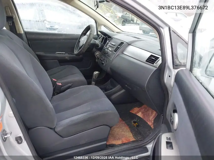 3N1BC13E89L376672 2009 Nissan Versa 1.8S