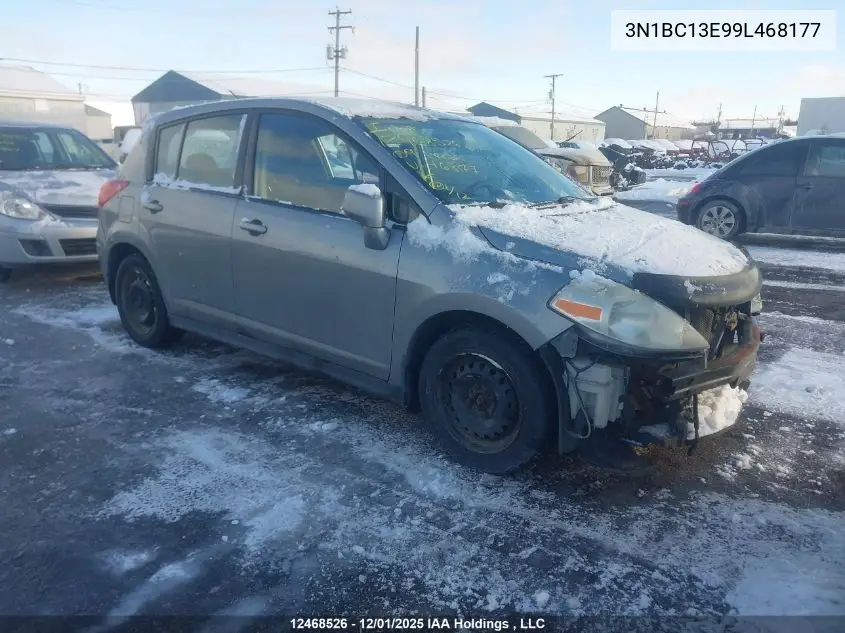 3N1BC13E99L468177 2009 Nissan Versa