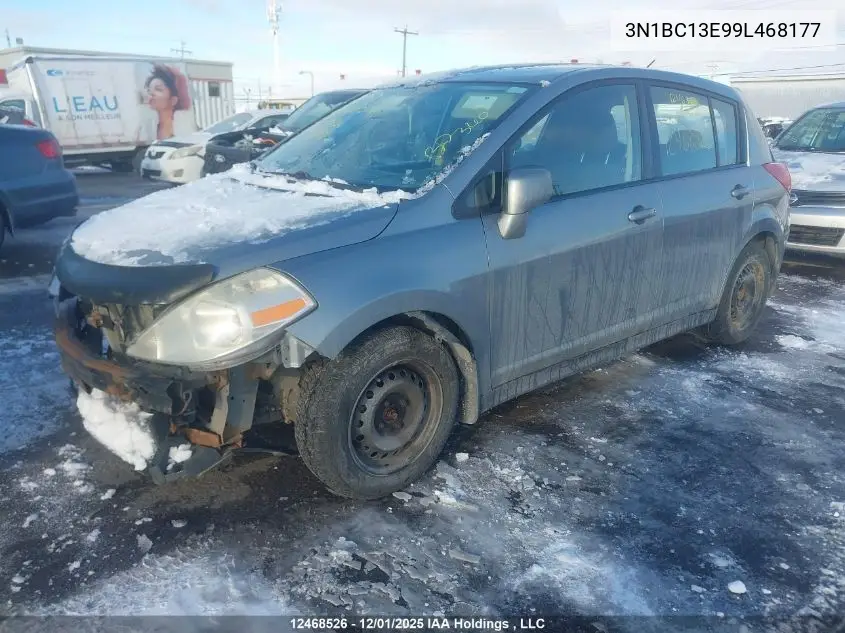 3N1BC13E99L468177 2009 Nissan Versa