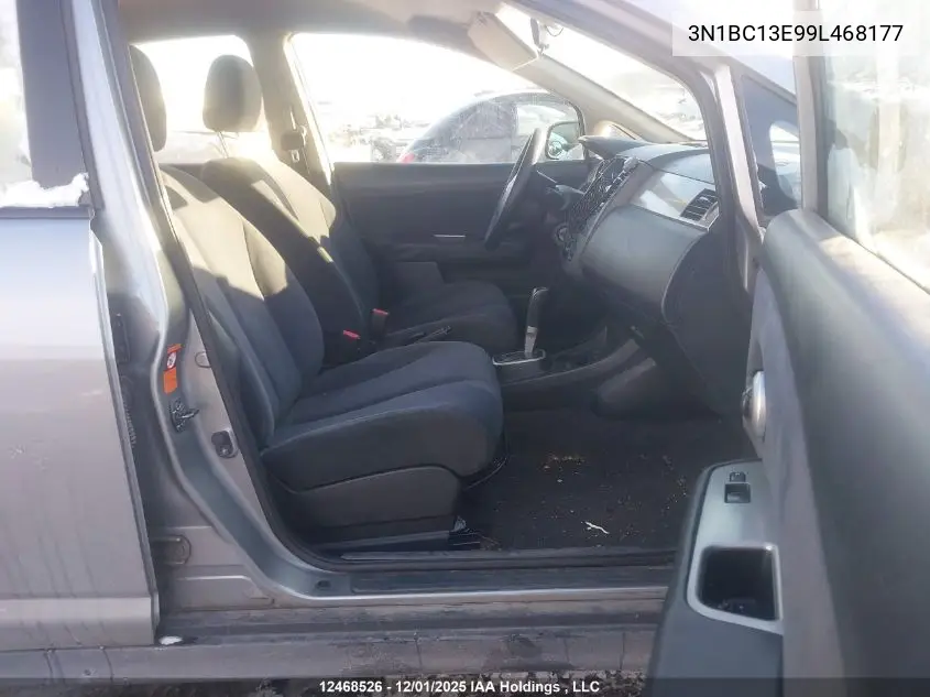 3N1BC13E99L468177 2009 Nissan Versa