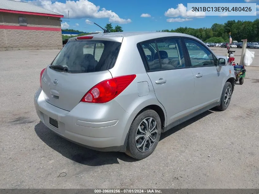 2009 Nissan Versa 1.8S VIN: 3N1BC13E99L480426 Lot: 39689256