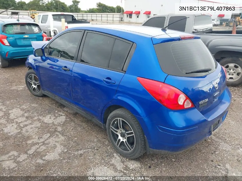 3N1BC13E79L407863 2009 Nissan Versa 1.8S