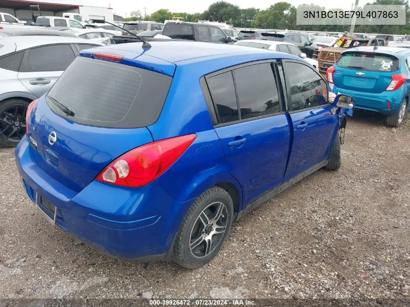 2009 Nissan Versa 1.8S VIN: 3N1BC13E79L407863 Lot: 39926472