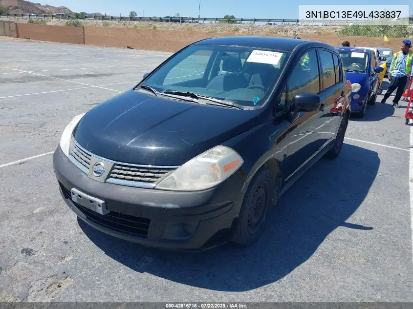 2009 Nissan Versa 1.8S VIN: 3N1BC13E49L433837 Lot: 42816716