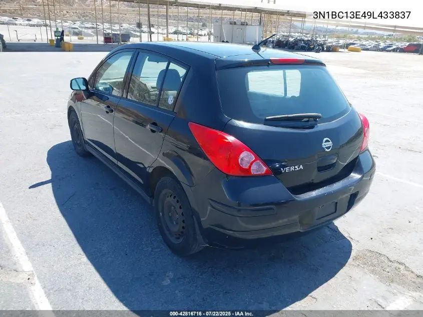 2009 Nissan Versa 1.8S VIN: 3N1BC13E49L433837 Lot: 42816716