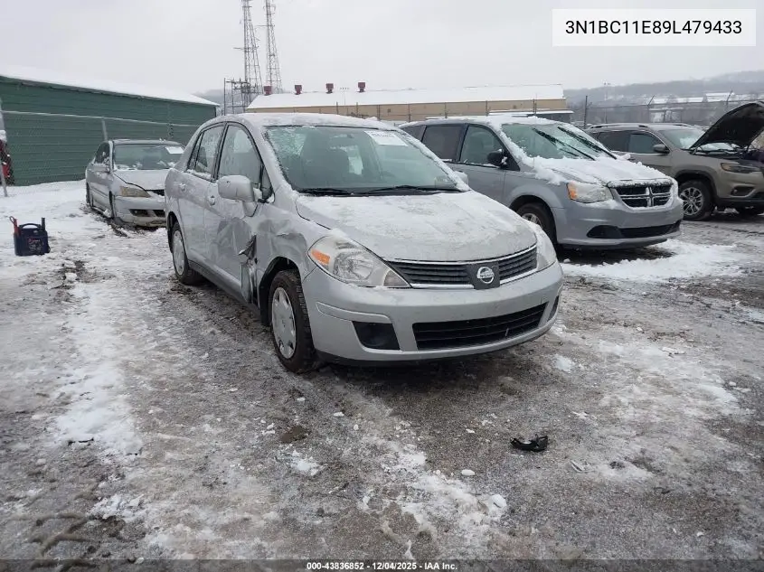 3N1BC11E89L479433 2009 Nissan Versa 1.8S
