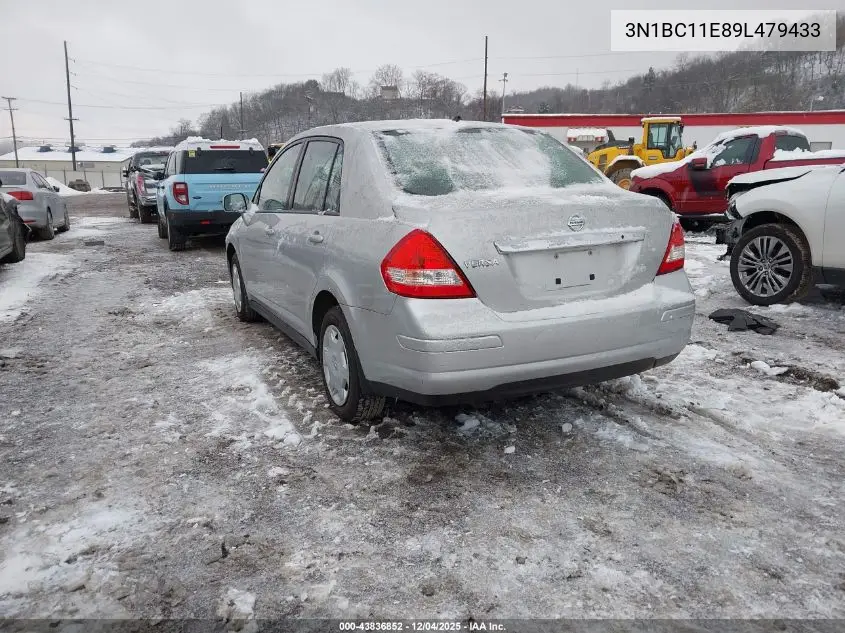 3N1BC11E89L479433 2009 Nissan Versa 1.8S