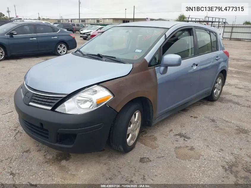 3N1BC13E79L477315 2009 Nissan Versa 1.8S