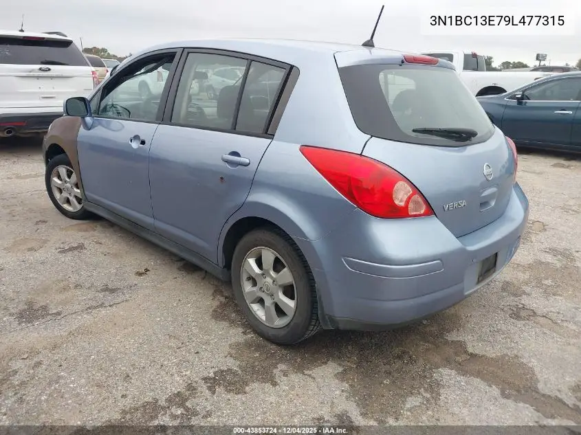 3N1BC13E79L477315 2009 Nissan Versa 1.8S