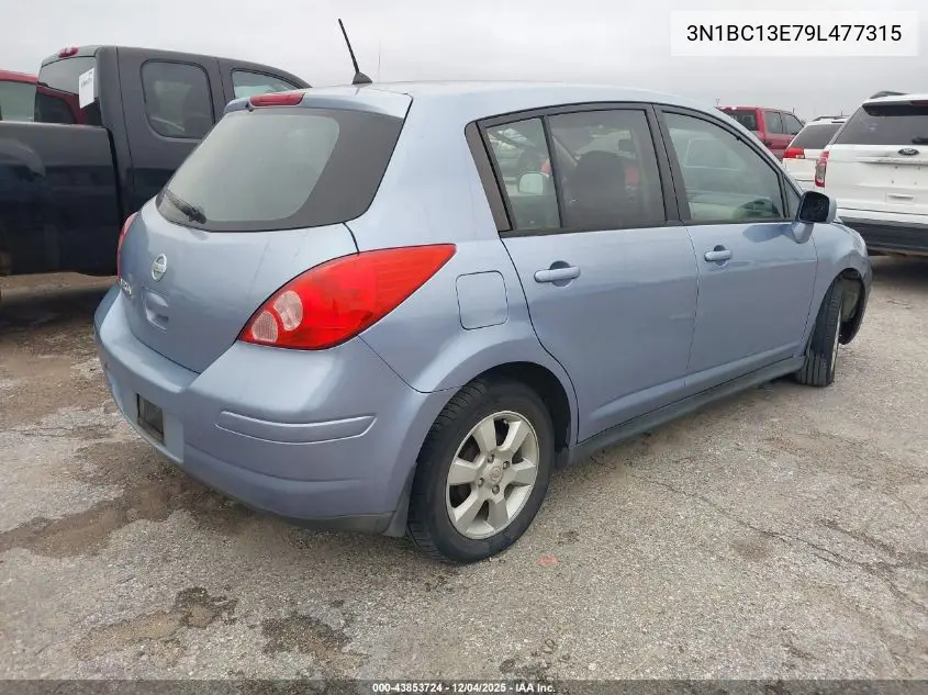3N1BC13E79L477315 2009 Nissan Versa 1.8S