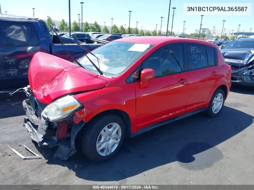 2010 Nissan Versa 1.8 S/1.8S/1.8Sl VIN: 3N1BC1CP9AL365587 Lot: 40344018