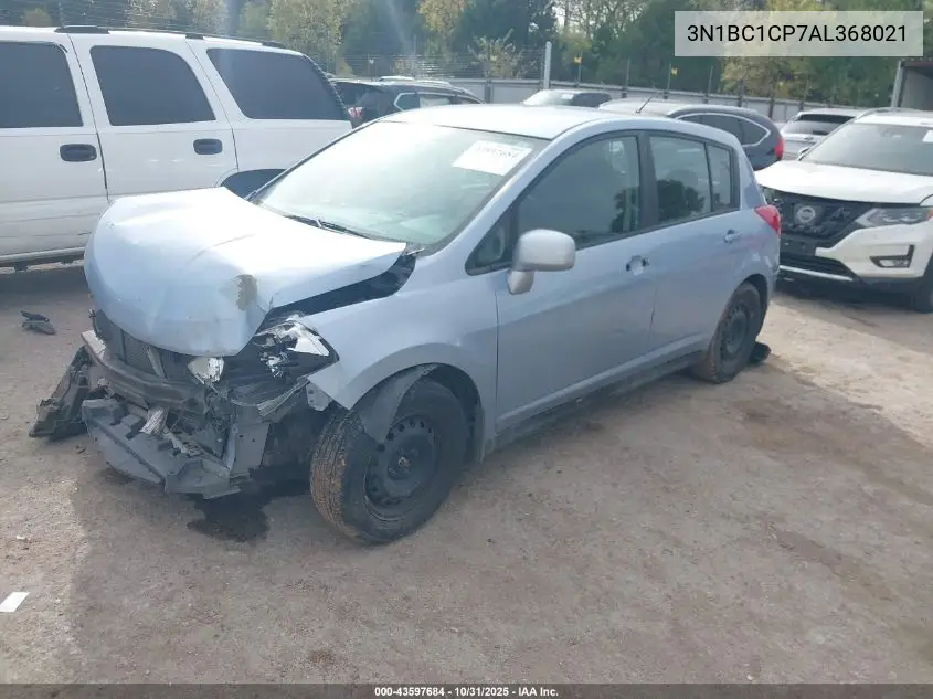 3N1BC1CP7AL368021 2010 Nissan Versa 1.8S