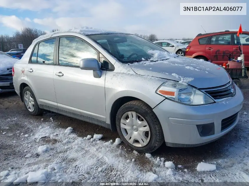 3N1BC1AP2AL406077 2010 Nissan Versa 1.8S