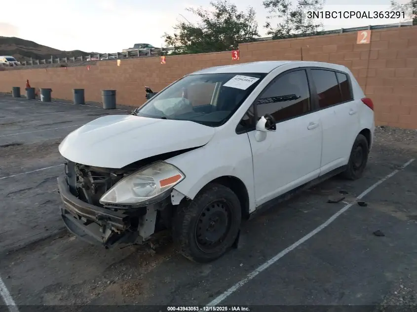 3N1BC1CP0AL363291 2010 Nissan Versa 1.8S
