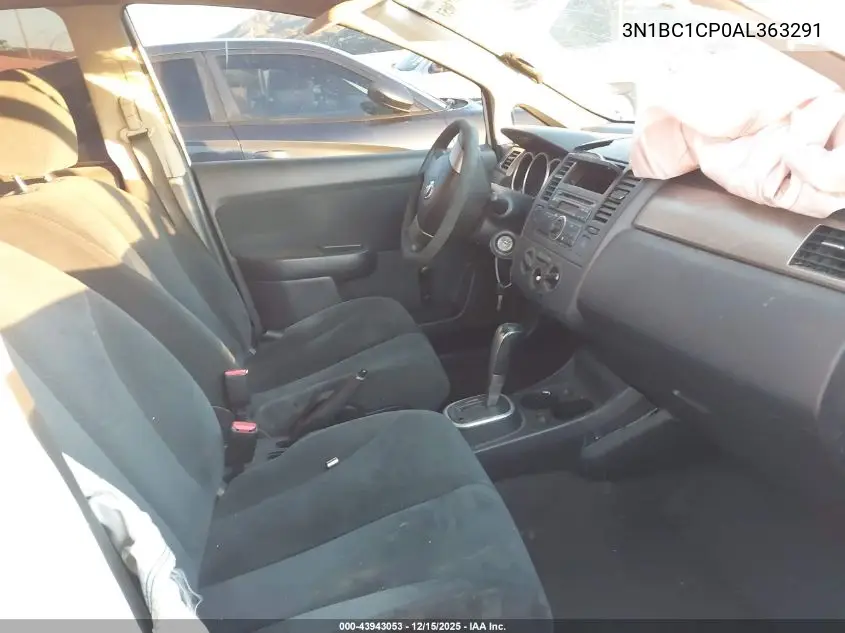 3N1BC1CP0AL363291 2010 Nissan Versa 1.8S