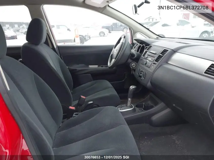 3N1BC1CP6BL372708 2011 Nissan Versa S/Sl