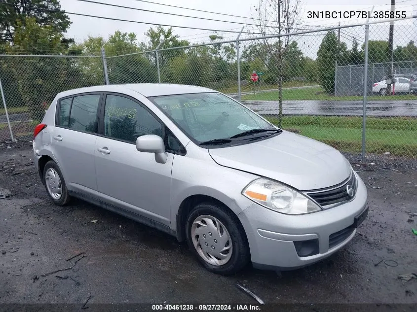 2011 Nissan Versa 1.8S VIN: 3N1BC1CP7BL385855 Lot: 40461238