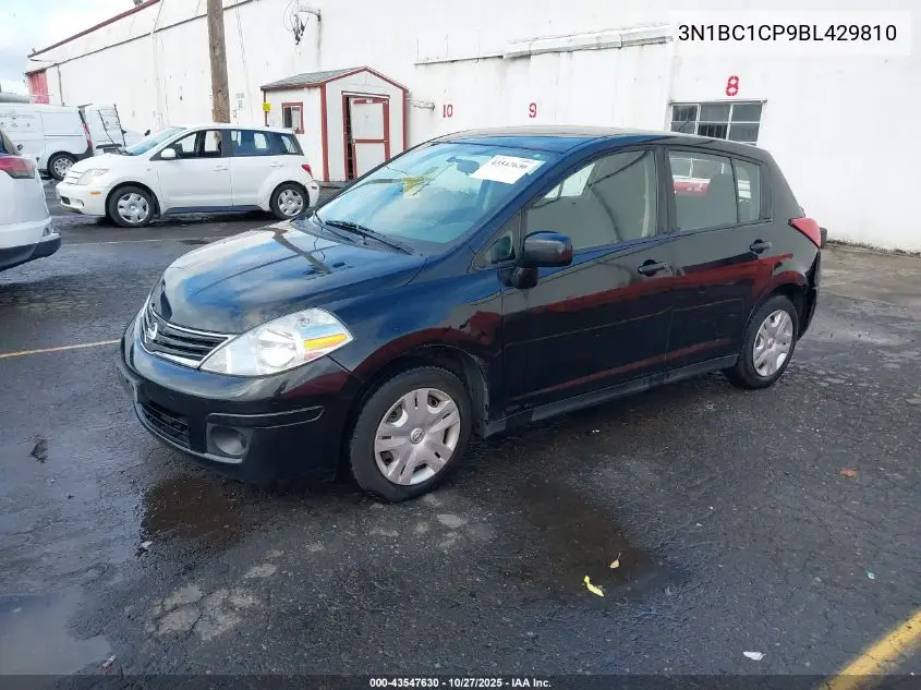 3N1BC1CP9BL429810 2011 Nissan Versa 1.8S