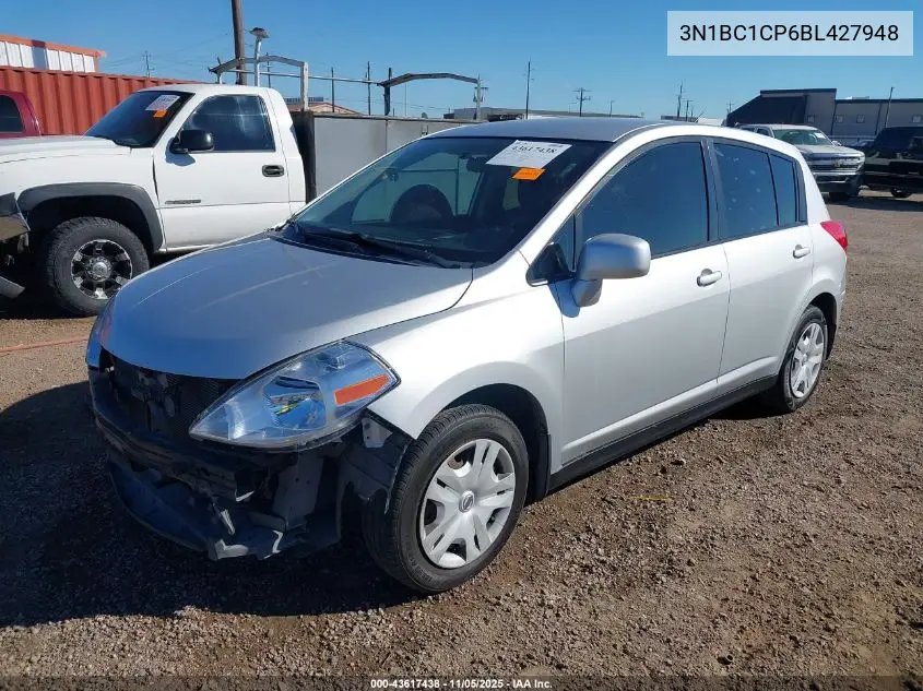 3N1BC1CP6BL427948 2011 Nissan Versa 1.8S