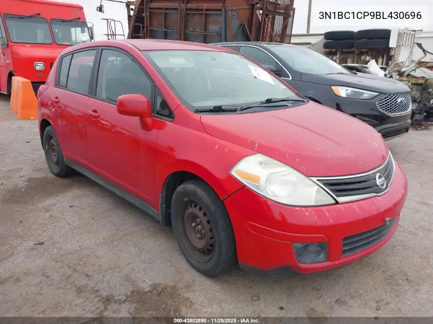 3N1BC1CP9BL430696 2011 Nissan Versa 1.8S