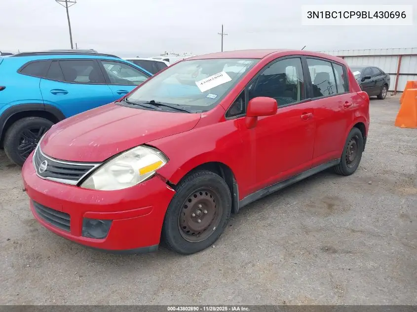 3N1BC1CP9BL430696 2011 Nissan Versa 1.8S