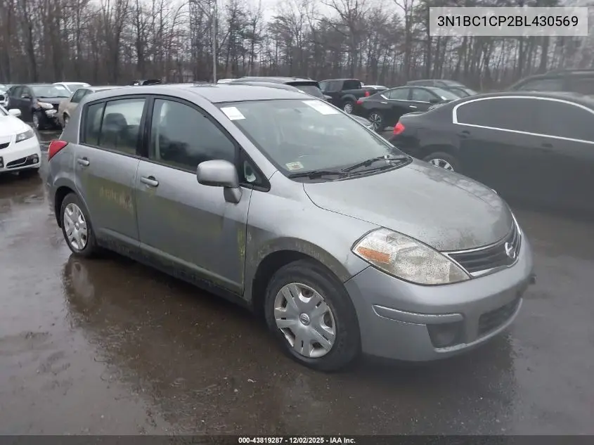 3N1BC1CP2BL430569 2011 Nissan Versa 1.8S