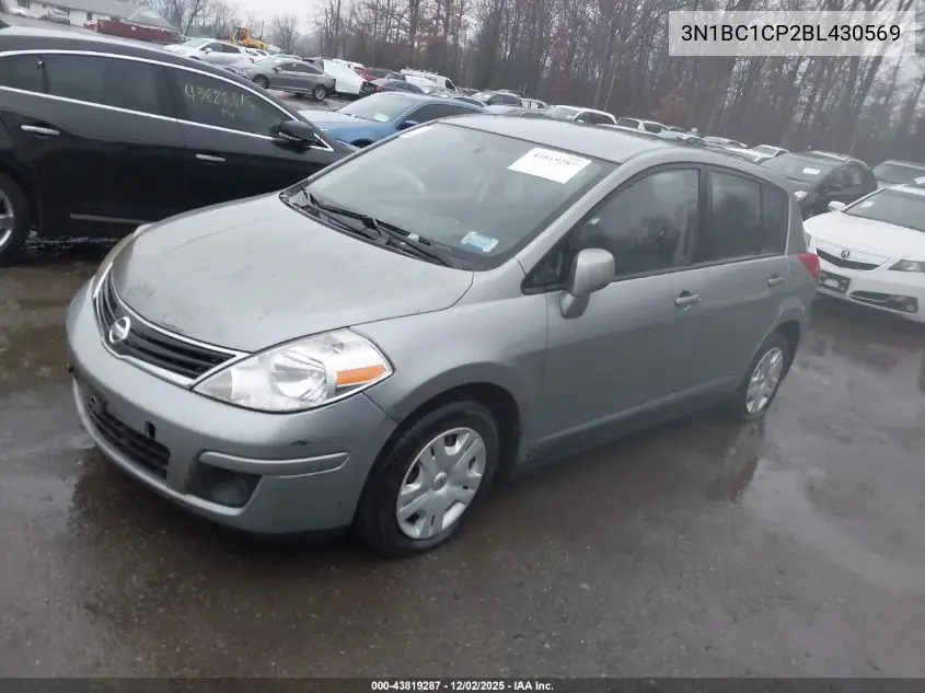 3N1BC1CP2BL430569 2011 Nissan Versa 1.8S