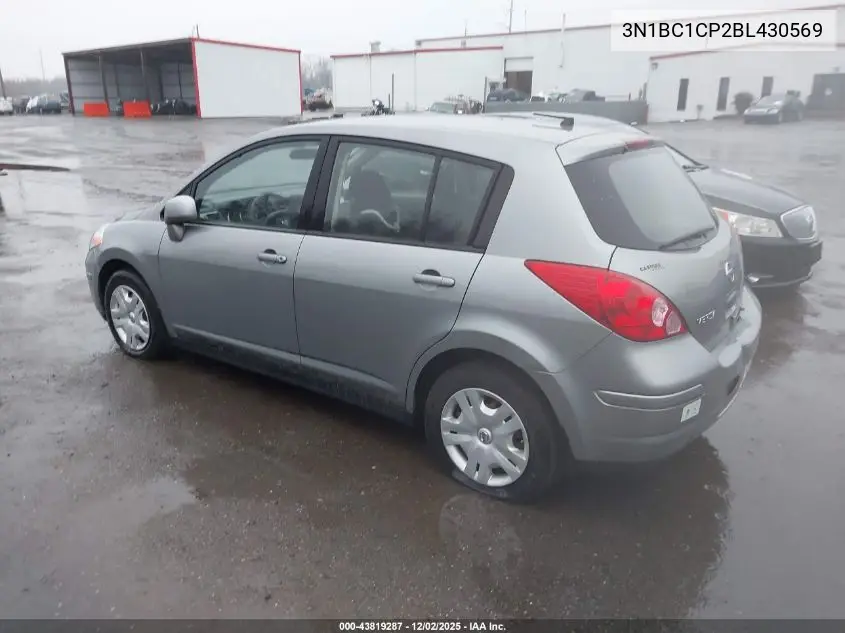 3N1BC1CP2BL430569 2011 Nissan Versa 1.8S