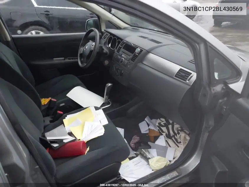 3N1BC1CP2BL430569 2011 Nissan Versa 1.8S