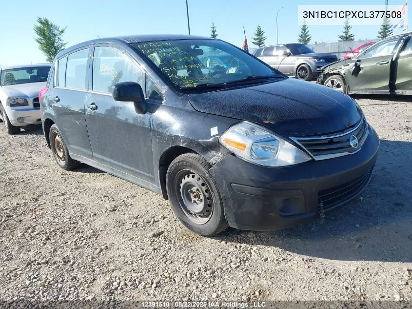 3N1BC1CPXCL377508 2012 Nissan Versa S/Sl