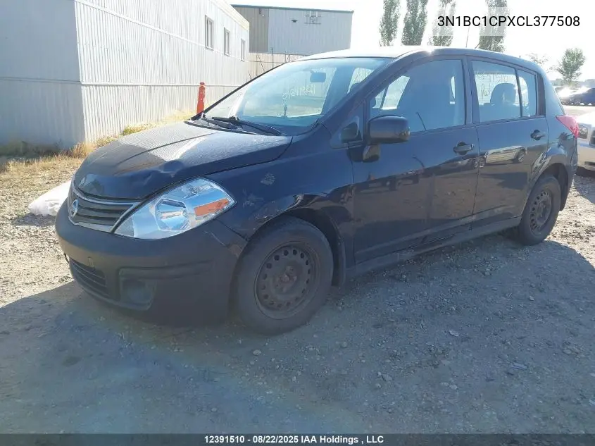 3N1BC1CPXCL377508 2012 Nissan Versa S/Sl