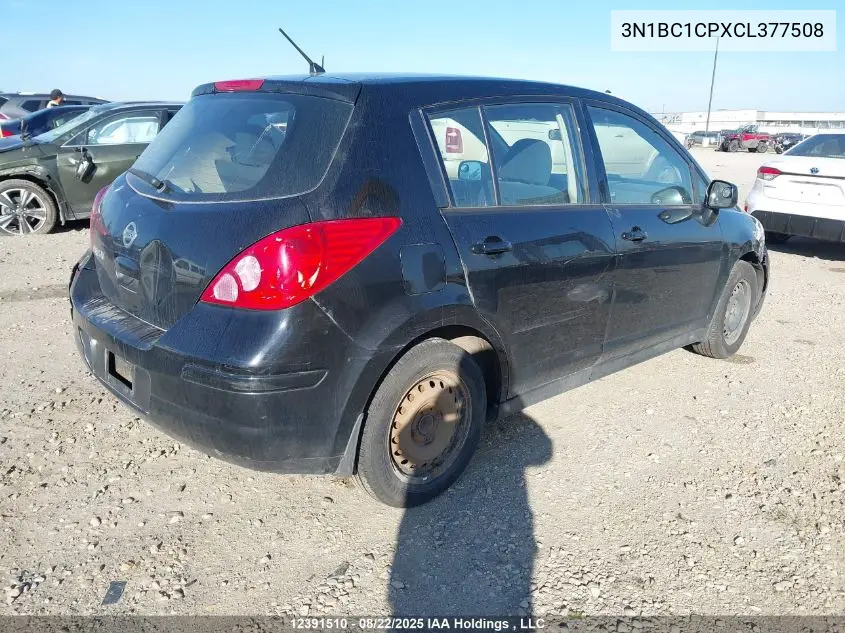 3N1BC1CPXCL377508 2012 Nissan Versa S/Sl