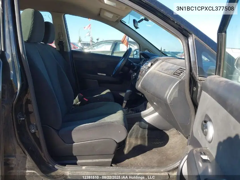 3N1BC1CPXCL377508 2012 Nissan Versa S/Sl