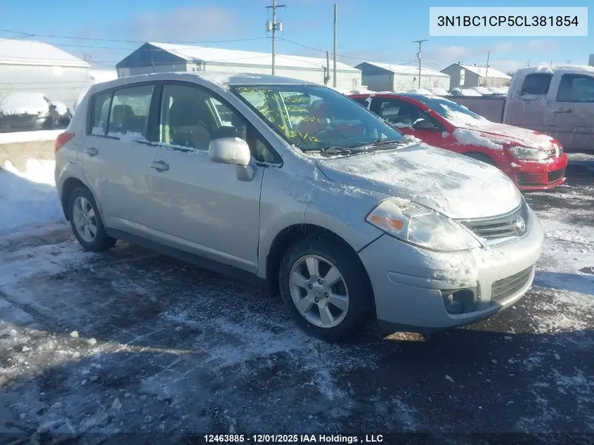 3N1BC1CP5CL381854 2012 Nissan Versa