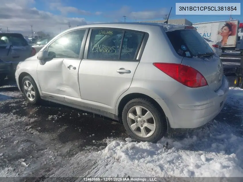 3N1BC1CP5CL381854 2012 Nissan Versa