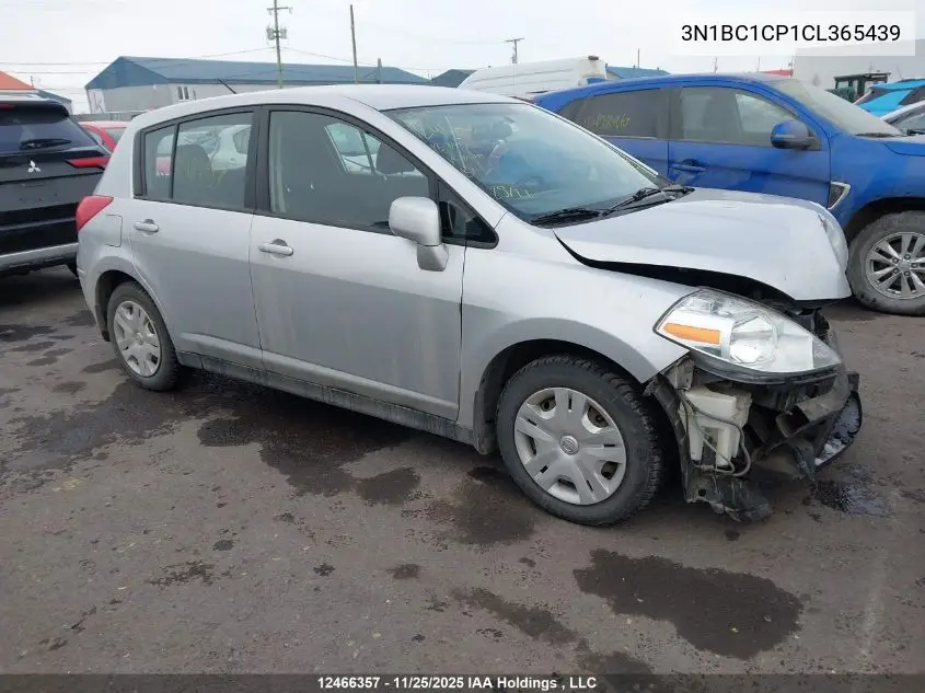 3N1BC1CP1CL365439 2012 Nissan Versa