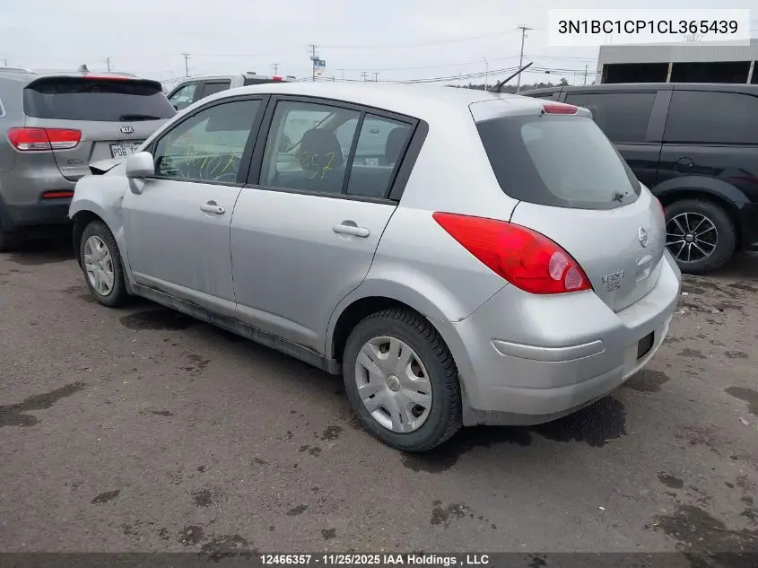 3N1BC1CP1CL365439 2012 Nissan Versa