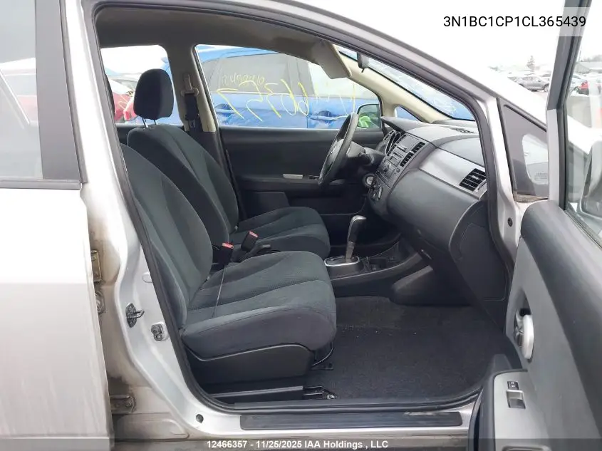 3N1BC1CP1CL365439 2012 Nissan Versa