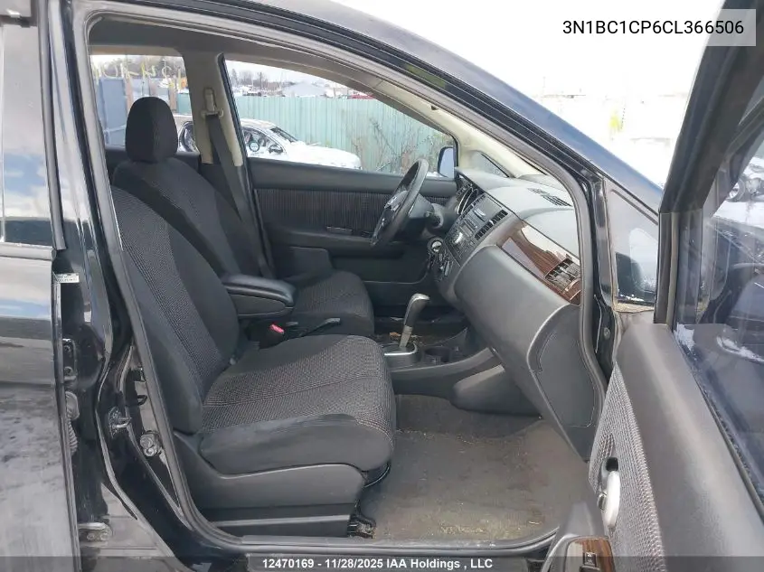 3N1BC1CP6CL366506 2012 Nissan Versa S/Sl