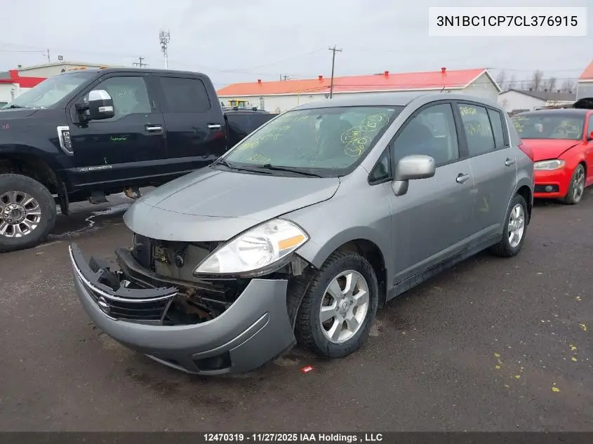3N1BC1CP7CL376915 2012 Nissan Versa 1.8 S/1.8 Sl