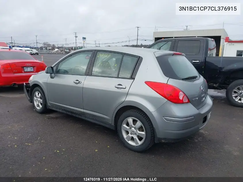 3N1BC1CP7CL376915 2012 Nissan Versa 1.8 S/1.8 Sl